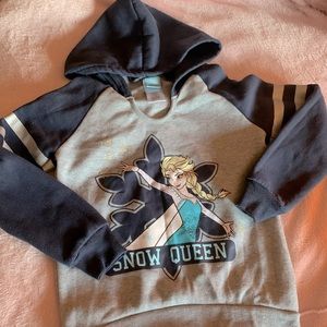 Disney’s Elsa snow Queen two toned hoodie